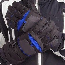 Перчатки для лыж и сноуборда мужские SP-SPORT A-82 (Черный-серый)