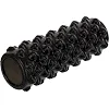 Ролер масажний циліндр (ролик мфр) заповнений піною 36см Bubble Roller ZELART FI-5714 (Чорний)