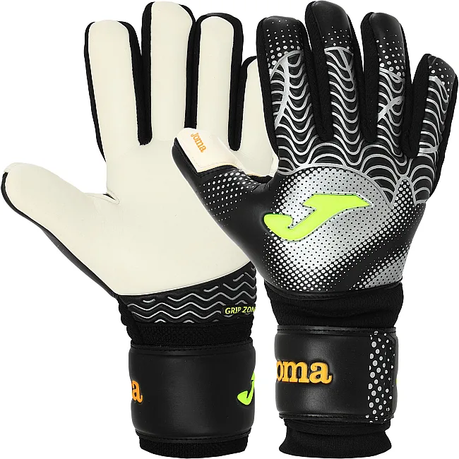 Вратарские перчатки
 профессиональные с защитой пальцев JOMA

 PREMIER 401364-170 см
 см

 7-12 (Черный-серый)