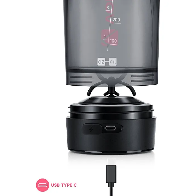 Шейкер спортивный электрический Voltrx Gallium 700 мл. Tritan Pink