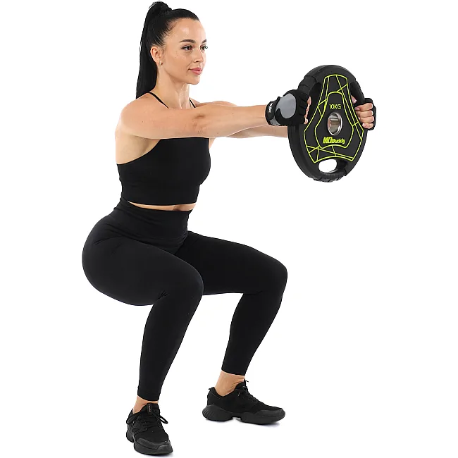 Блин для штанги полиуретановый
 MD Buddy TA-9647-10 51мм 10кг