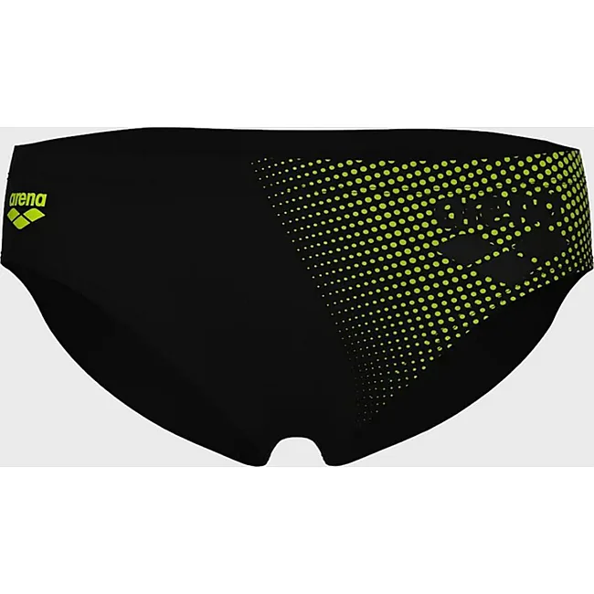 Плавки-слепы для мужчин Arena FOGGY DOTS SWIM BRIEFS черный, желтый