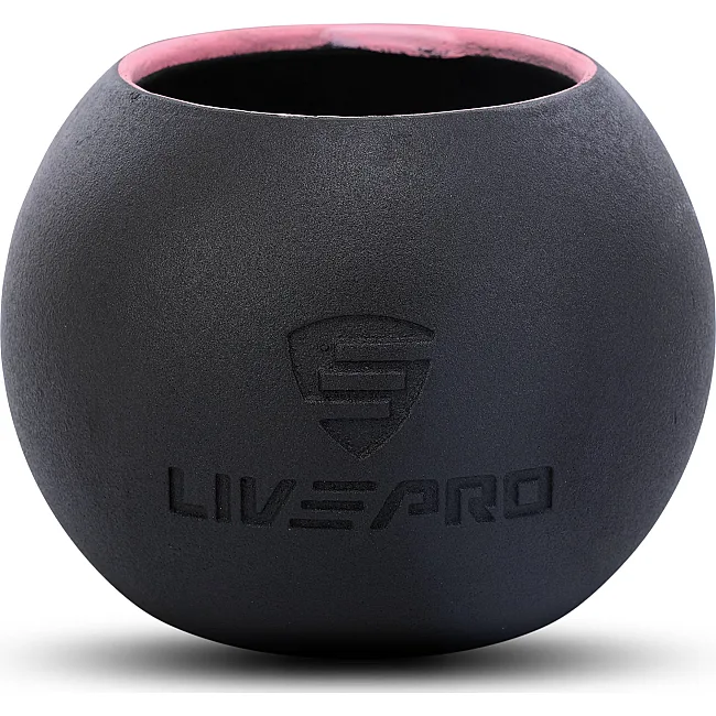 Гиря-колокол чугунная окрашенная BALL BELL LiveUp LP8047-9LB вес 4кг