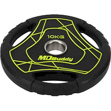 Млинець для штанги поліуретановий MD Buddy TA-9647-10 51мм 10кг