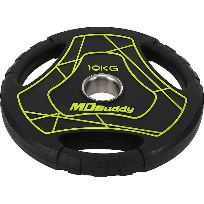 Блин для штанги полиуретановый
 MD Buddy TA-9647-10 51мм 10кг