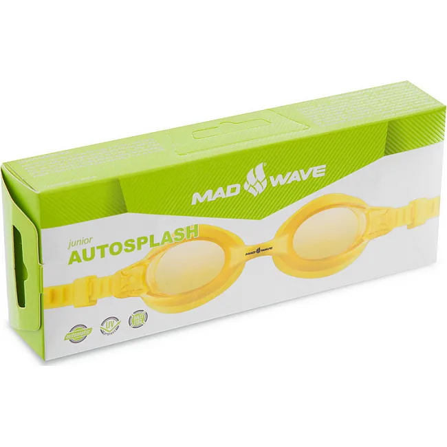 Очки для плавания юниорские MADWAVE
 JUNIOR AUT
PLASH M041902 (Желтый)