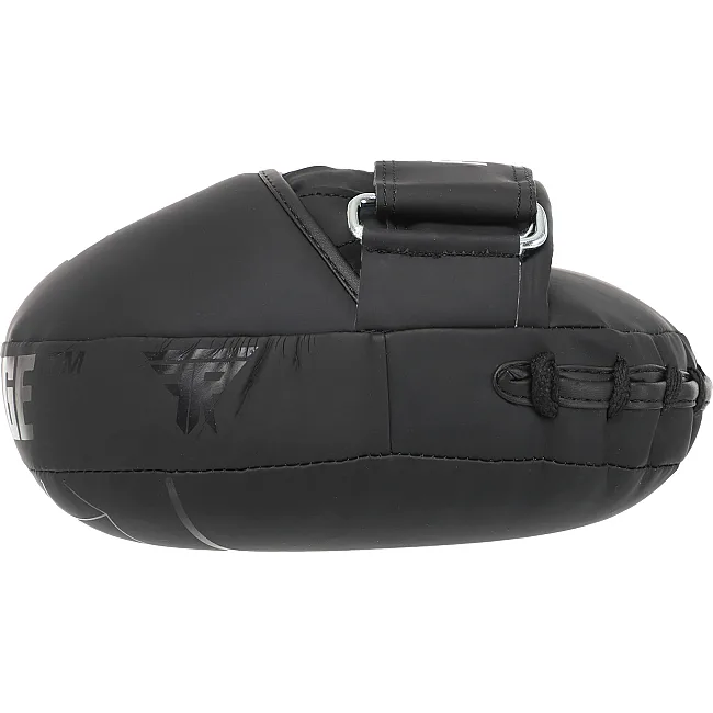 Лапа боксерская изогнутая тренировочная кожа FISTRAGE VL-4151 23х19х9см 2штуки (Черный)