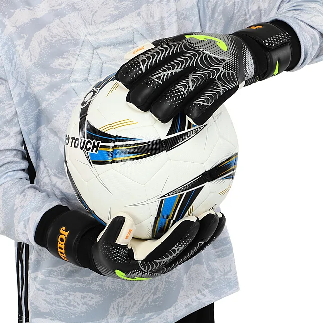 Вратарские перчатки
 профессиональные с защитой пальцев JOMA

 PREMIER 401364-170 см
 см

 7-12 (Черный-серый)