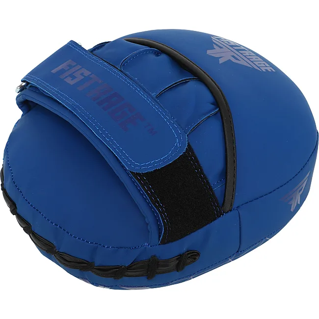 Лапа боксерская изогнутая тренировочная кожа FISTRAGE VL-4151 23х19х9см 2штуки (Черный)