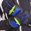 Перчатки для лыж и сноуборда мужские SP-SPORT A-82 (Черный-лимонный-красный)