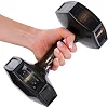 Гантель для фитнеса с TPU покрытием ZELART
 Jelly Urethane Coated Dumbbells TA-2946-20LB 1шт 9кг (Черный)
