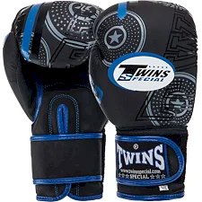 Перчатки для бокса TWINS TW50 MATE (Синий)