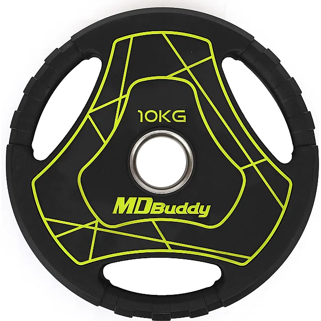 Блин для штанги полиуретановый
 MD Buddy TA-9647-10 51мм 10кг