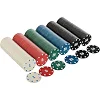 Набор для покера в металлической коробке Poker game set SP-SPORT
 6613K 300 фишек