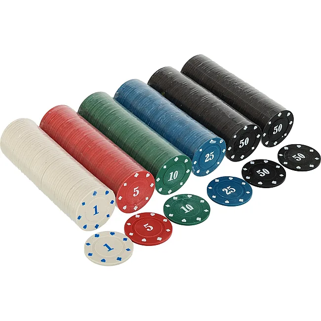 Набор для покера в металлической коробке Poker game set SP-SPORT
 6613K 300 фишек
