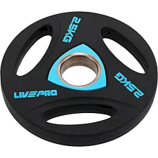 Блин для штанги полиуретановый LiveUp LP8020-2_5 ø51мм 2,5кг