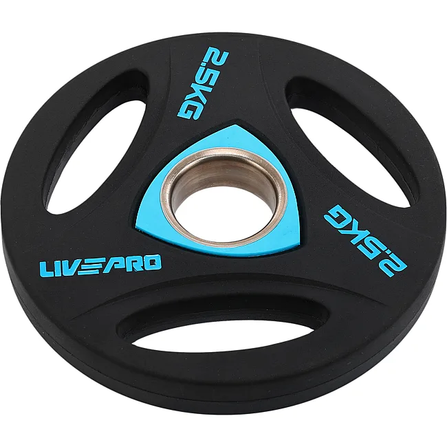 Блин для штанги полиуретановый
 LiveUp LP8020-2_5 ø51мм 2,5кг