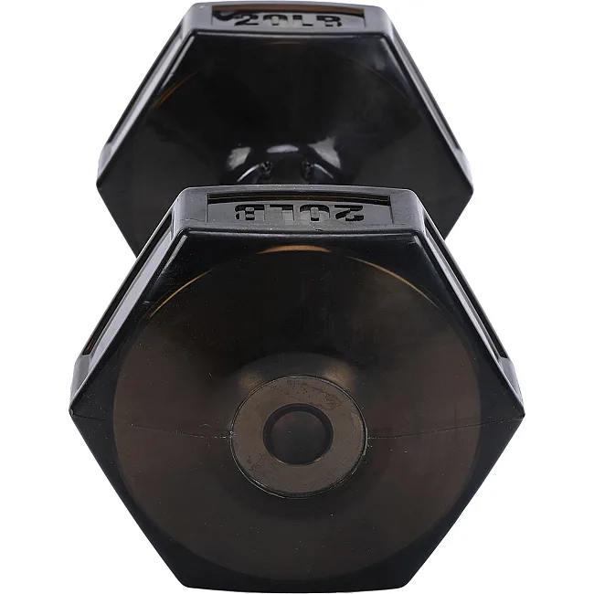 Гантель для фитнеса с TPU покрытием ZELART
 Jelly Urethane Coated Dumbbells TA-2946-20LB 1шт 9кг (Черный)