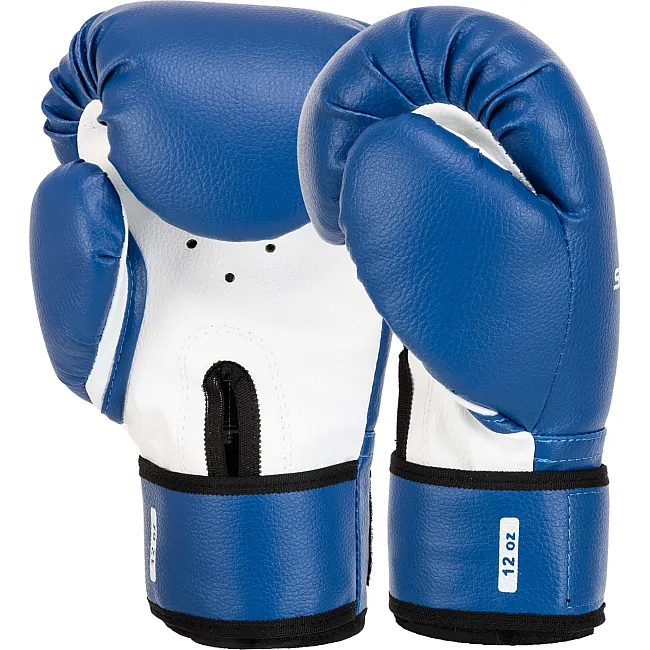 Рукавички для боксу штучна шкіра SPORTKO PD-2-M (Чорний)