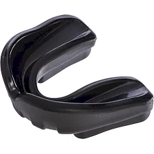 Капа для бокса двухслойная ZELART BO-0069-L (Черный-прозрачный)