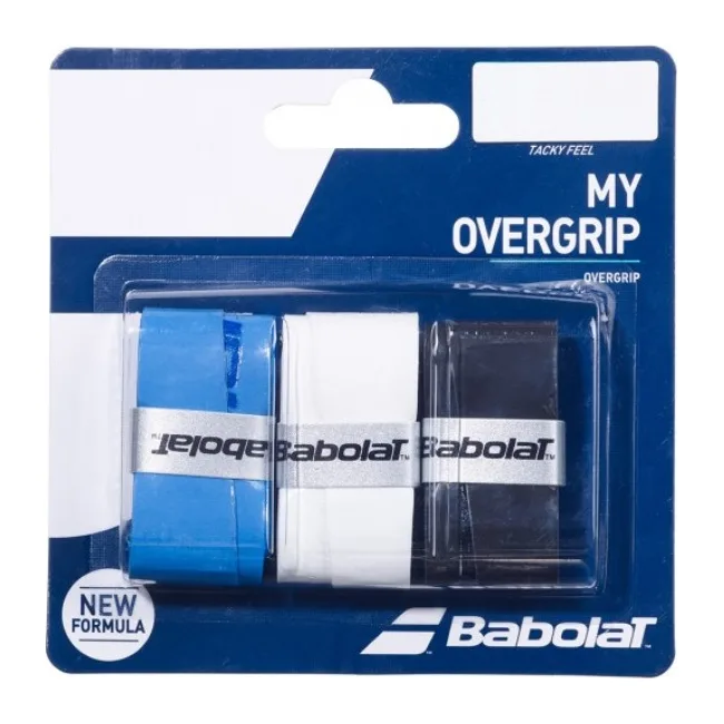 Обмотка на ракетку Babolat My overgrip X 3 black/blue/white