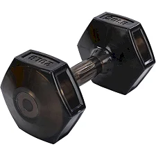 Гантель для фитнеса с TPU покрытием ZELART Jelly Urethane Coated Dumbbells TA-2946-20LB 1шт 9кг (Черный)