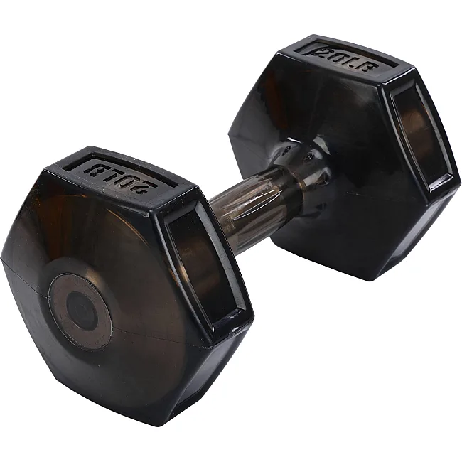 Гантель для фитнеса с TPU покрытием ZELART
 Jelly Urethane Coated Dumbbells TA-2946-20LB 1шт 9кг (Черный)