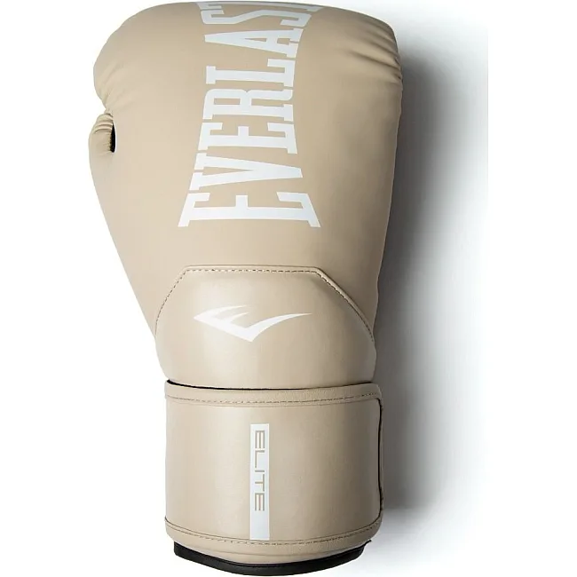 Боксерские перчатки Everlast ELITE 2 BOXING GLOVES бежевый, черный 10 унций