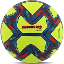 Футбольный мяч HIBRED SOCCER STAR FB-6039 №5 PU (Желтый)