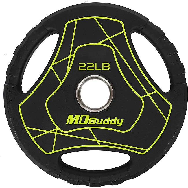 Блин для штанги полиуретановый
 MD Buddy TA-9647-10 51мм 10кг