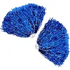 Помпони матові для танців із захватами-кільцями SP-SPORT Pom-Poms C-0838 2шт (Червоний)