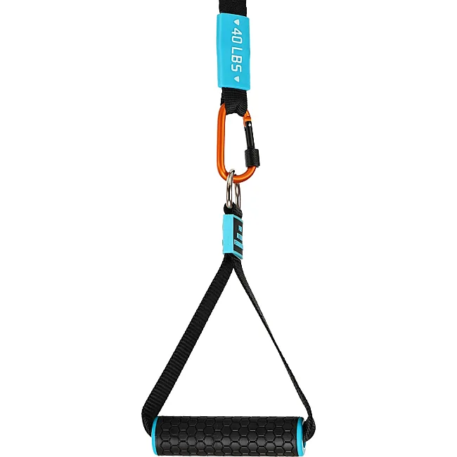 Трубчатый эспандер
 с карабином в защитном рукаве RESISTANCE TUBE LiveUp LP8401-XL очень высокая