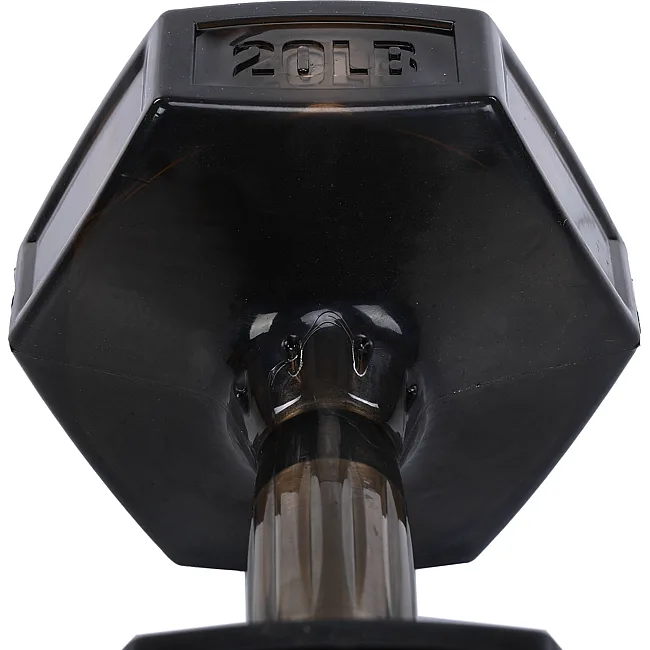 Гантель для фитнеса с TPU покрытием ZELART
 Jelly Urethane Coated Dumbbells TA-2946-20LB 1шт 9кг (Черный)