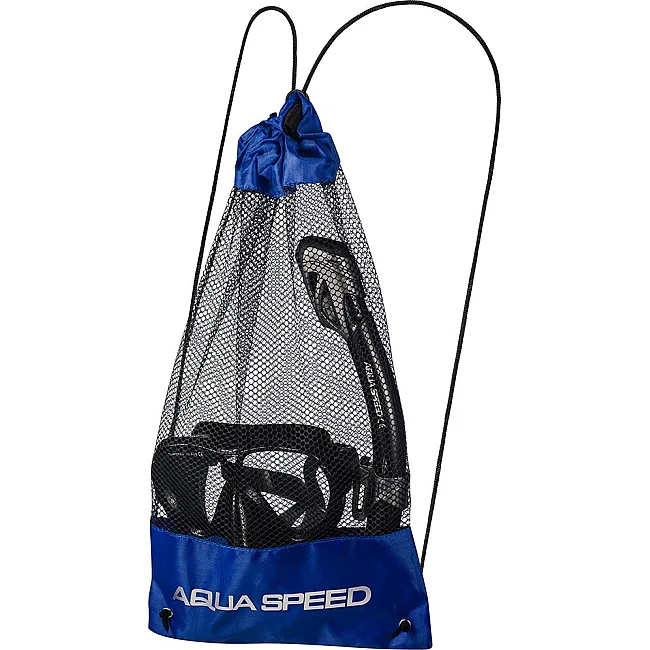 Набір маска і трубка Aqua Speed ​​VANUA + BORNEO(MESH BAG) 8235