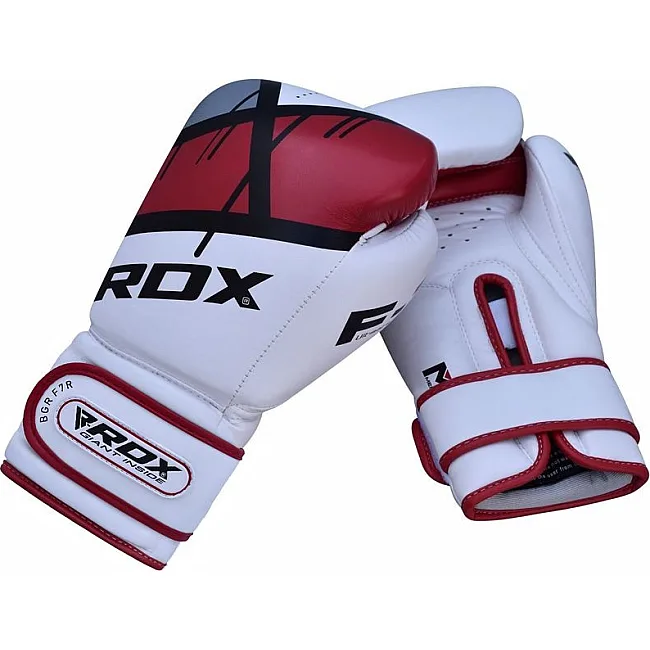 Боксерские перчатки RDX F7 Ego Red (капа в комплекте)