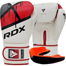 Боксерские перчатки RDX F7 Ego Red (капа в комплекте)