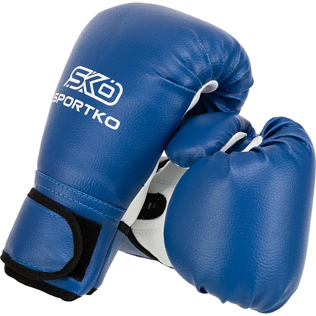 Рукавички для боксу штучна шкіра SPORTKO PD-2-M (Чорний)