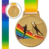 Медаль спортивная с лентой цветная тематическая SP-SPORT Футбол C-0342 ø6,5см (Золотой) Медаль спортивная с лентой цветная тематическая SP-SPORT Футбол C-0342 ø6,5см (Золотой)