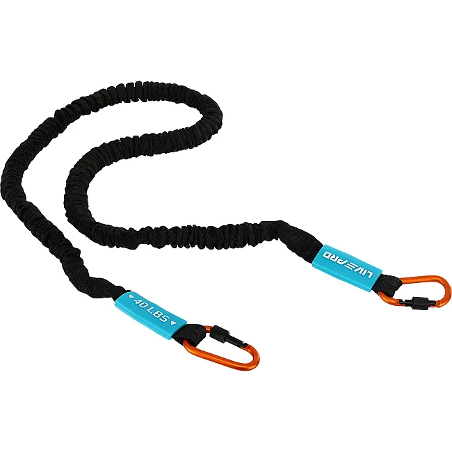 Трубчатый эспандер
 с карабином в защитном рукаве RESISTANCE TUBE LiveUp LP8401-XL очень высокая