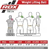 Атлетический пояс RDX Leather Full Black