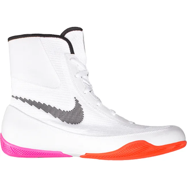 Боксерки для бокса NIKE Machomai 2.0 SE White Black Bright Crimson