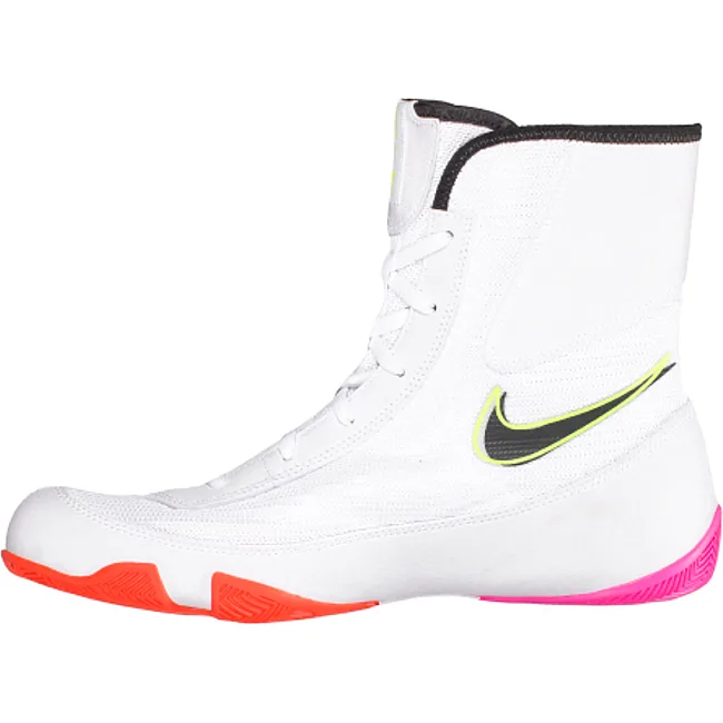 Боксерки для бокса NIKE Machomai 2.0 SE White Black Bright Crimson