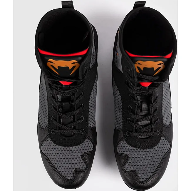 Боксёрки VENUM Elite Storm Grey Gold