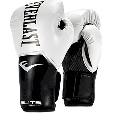 Боксерські рукавиці тренувальні Everlast Elite Pro Style White