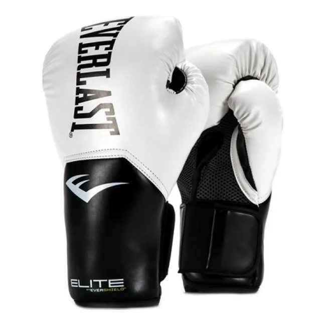 Боксерські рукавиці тренувальні Everlast Elite Pro Style White