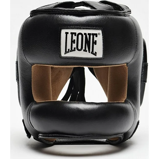 Боксерский шлем с бампером Leone Protection