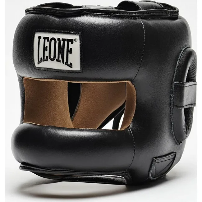 Боксерский шлем с бампером Leone Protection