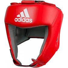 Боксерский шлем Adidas с лицензией AIBA (красный, AIBAH1)