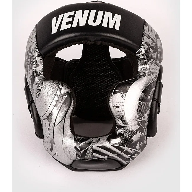 Детский боксерский шлем VENUM YKZ21 Black White