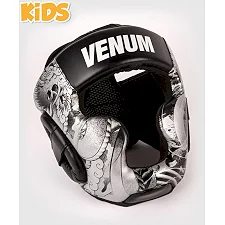 Детский боксерский шлем VENUM YKZ21 Black White